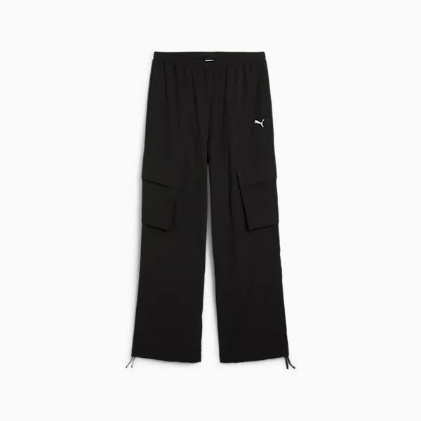 Puma Pants Wardrobe Essentials 039s Relaxed Woven Cargo Pants Puma Black 8211 Women Puma Pants Wardrobe Essentials 039s Relaxed Woven Cargo Pants Puma Black 8211 Women