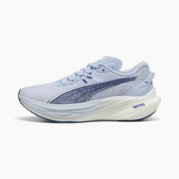 Puma Running Deviate NITRO 3 039s Road Running Shoes Cool Weatherblue Crystalpuma Silver 8211 Women Puma Running Deviate NITRO 3 039s Road Running Shoes Cool Weatherblue Crystalpuma Silver 8211 Women