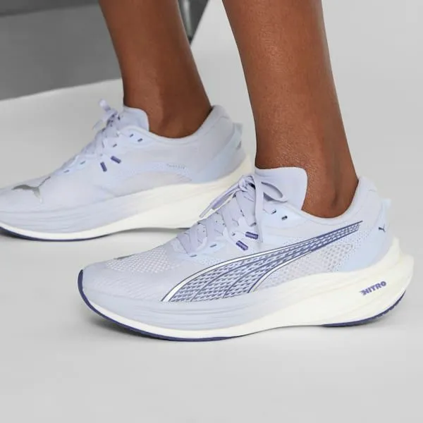 Puma Running Deviate NITRO 3 039s Road Running Shoes Cool Weatherblue Crystalpuma Silver 8211 Women Puma Running Deviate NITRO 3 039s Road Running Shoes Cool Weatherblue Crystalpuma Silver 8211 Women