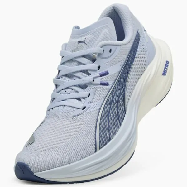 Puma Running Deviate NITRO 3 039s Road Running Shoes Cool Weatherblue Crystalpuma Silver 8211 Women Puma Running Deviate NITRO 3 039s Road Running Shoes Cool Weatherblue Crystalpuma Silver 8211 Women