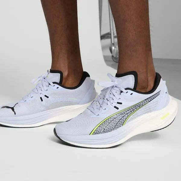 Puma Running Deviate NITRO 3 039s Road Running Shoes Cool Weatheryellow Alert 8211 Men Puma Running Deviate NITRO 3 039s Road Running Shoes Cool Weatheryellow Alert 8211 Men