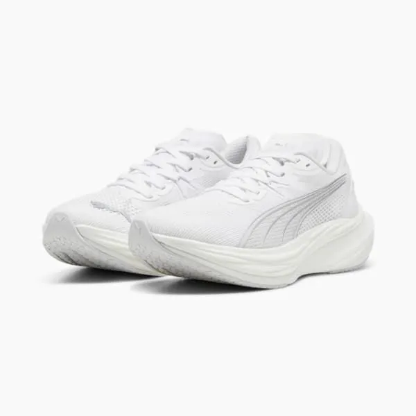Puma Running Deviate NITRO 3 039s Road Running Shoes Puma Whitefeather Graypuma Silver 8211 Men Puma Running Deviate NITRO 3 039s Road Running Shoes Puma Whitefeather Graypuma Silver 8211 Men