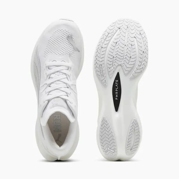 Puma Running Deviate NITRO 3 039s Road Running Shoes Puma Whitefeather Graypuma Silver 8211 Men Puma Running Deviate NITRO 3 039s Road Running Shoes Puma Whitefeather Graypuma Silver 8211 Men