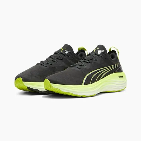 Puma Running ForeverRun NITRO 039s Road Running Shoes Puma Blacklime Powmineral Gray 8211 Men Puma Running ForeverRun NITRO 039s Road Running Shoes Puma Blacklime Powmineral Gray 8211 Men