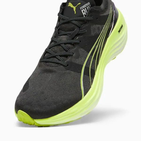 Puma Running ForeverRun NITRO 039s Road Running Shoes Puma Blacklime Powmineral Gray 8211 Men Puma Running ForeverRun NITRO 039s Road Running Shoes Puma Blacklime Powmineral Gray 8211 Men