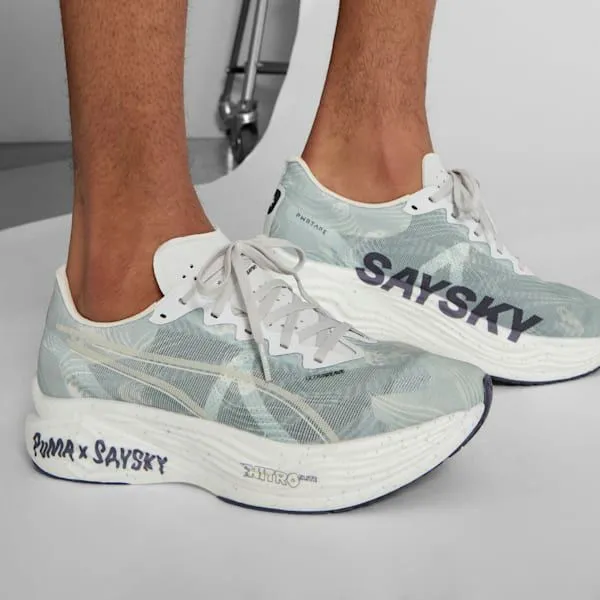 Puma Running PUMA X SAYSKY Deviate NITRO Elite 3 039s Running Shoes Cool Light Graynew Navy 8211 Men Puma Running PUMA X SAYSKY Deviate NITRO Elite 3 039s Running Shoes Cool Light Graynew Navy 8211 Men