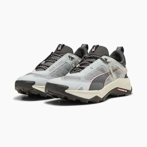 Puma Running SEASONS Explore NITRO 039s Trail Running Shoes Ash Grayalpine Snowkoral Ice 8211 Women Puma Running SEASONS Explore NITRO 039s Trail Running Shoes Ash Grayalpine Snowkoral Ice 8211 Women