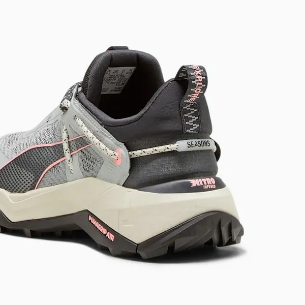 Puma Running SEASONS Explore NITRO 039s Trail Running Shoes Ash Grayalpine Snowkoral Ice 8211 Women Puma Running SEASONS Explore NITRO 039s Trail Running Shoes Ash Grayalpine Snowkoral Ice 8211 Women