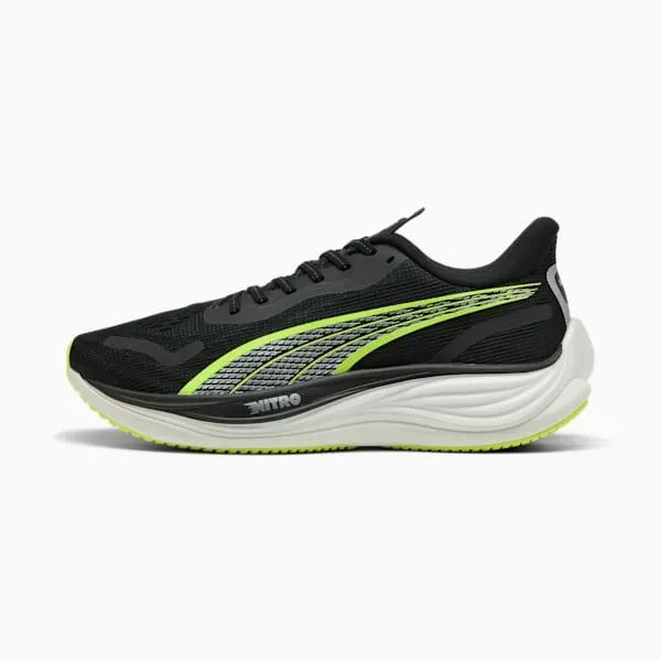 Puma Running Velocity NITRO 3 039s Road Running Shoes Puma Blackyellow Alert 8211 Men Puma Running Velocity NITRO 3 039s Road Running Shoes Puma Blackyellow Alert 8211 Men