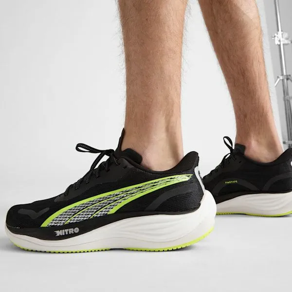 Puma Running Velocity NITRO 3 039s Road Running Shoes Puma Blackyellow Alert 8211 Men Puma Running Velocity NITRO 3 039s Road Running Shoes Puma Blackyellow Alert 8211 Men