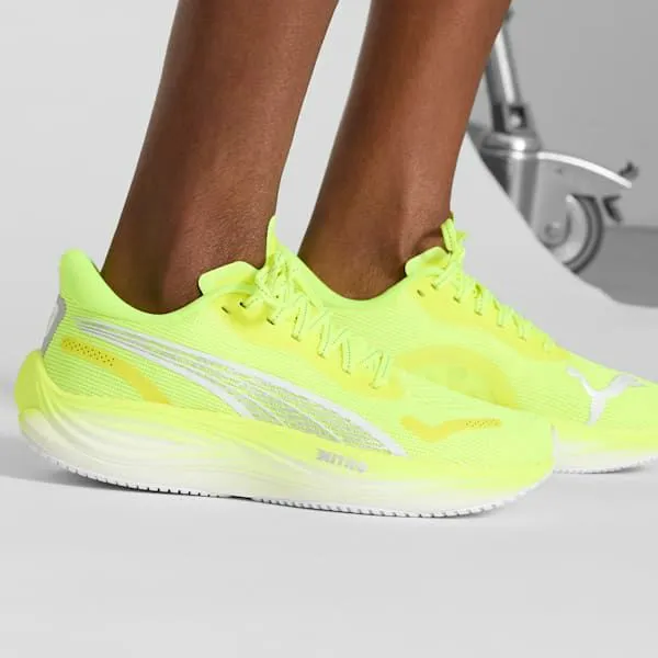Puma Running Velocity NITRO 3 039s Road Running Shoes Yellow Alertpuma White 8211 Women Puma Running Velocity NITRO 3 039s Road Running Shoes Yellow Alertpuma White 8211 Women