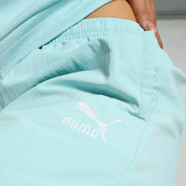Puma Shorts Classics 039s ALine Shorts Turquoise Surf 8211 Women