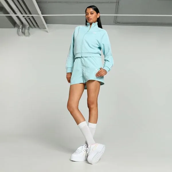 Puma Shorts Classics 039s ALine Shorts Turquoise Surf 8211 Women