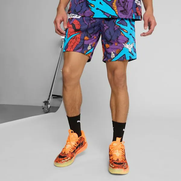 Puma Shorts PUMA X LAMELO BALL Phoenix 039s Basketball Shorts Blue Crystalaop 8211 Men Puma Shorts PUMA X LAMELO BALL Phoenix 039s Basketball Shorts Blue Crystalaop 8211 Men