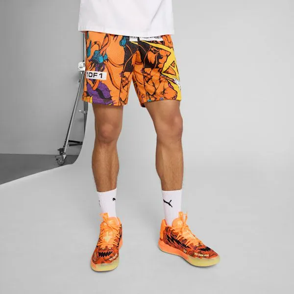 Puma Shorts PUMA X LAMELO BALL Phoenix 039s Basketball Shorts Orange Glowaop 8211 Men Puma Shorts PUMA X LAMELO BALL Phoenix 039s Basketball Shorts Orange Glowaop 8211 Men