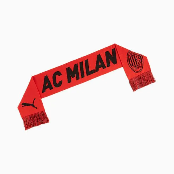 Puma Soccer AC Milan FtblESSENTIALS Soccer Scarf For All Time Redpuma Black 8211 Women Puma Soccer AC Milan FtblESSENTIALS Soccer Scarf For All Time Redpuma Black 8211 Women