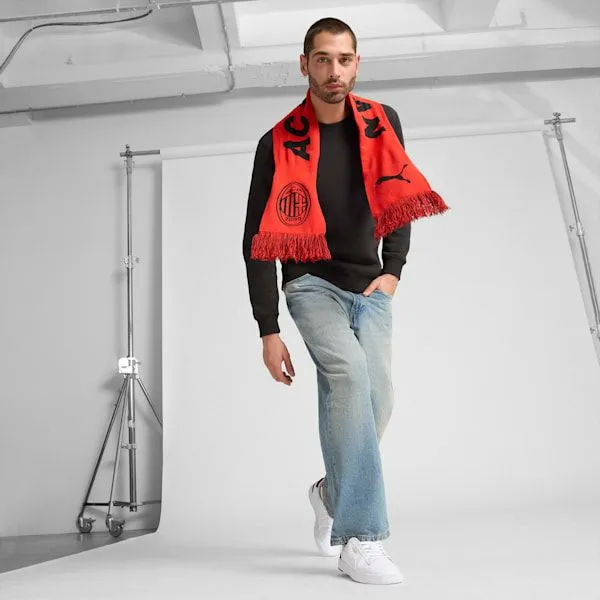 Puma Soccer AC Milan FtblESSENTIALS Soccer Scarf For All Time Redpuma Black 8211 Women Puma Soccer AC Milan FtblESSENTIALS Soccer Scarf For All Time Redpuma Black 8211 Women