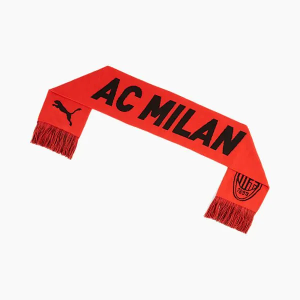 Puma Soccer AC Milan FtblESSENTIALS Soccer Scarf For All Time Redpuma Black 8211 Women Puma Soccer AC Milan FtblESSENTIALS Soccer Scarf For All Time Redpuma Black 8211 Women