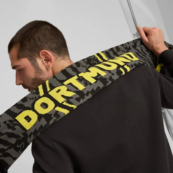 Puma Soccer Borussia Dortmund FtblESSENTIALS Soccer Scarf Faster Yellowpuma Black 8211 Women Puma Soccer Borussia Dortmund FtblESSENTIALS Soccer Scarf Faster Yellowpuma Black 8211 Women