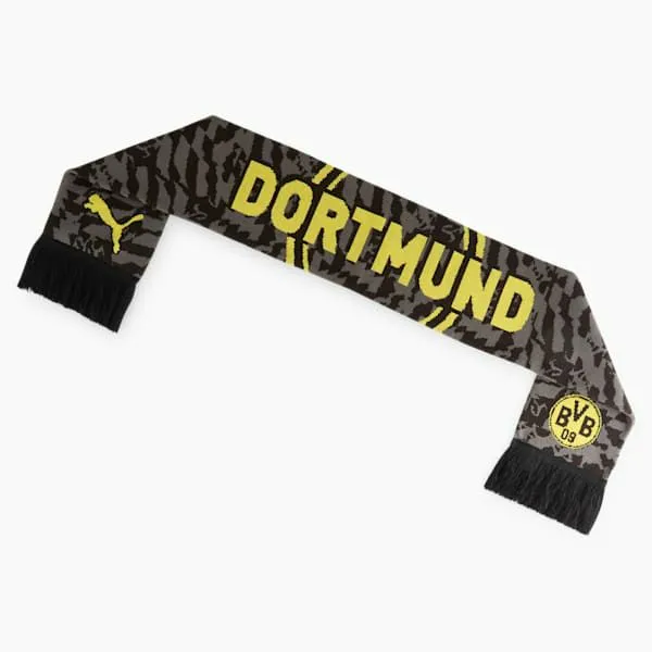 Puma Soccer Borussia Dortmund FtblESSENTIALS Soccer Scarf Faster Yellowpuma Black 8211 Women Puma Soccer Borussia Dortmund FtblESSENTIALS Soccer Scarf Faster Yellowpuma Black 8211 Women