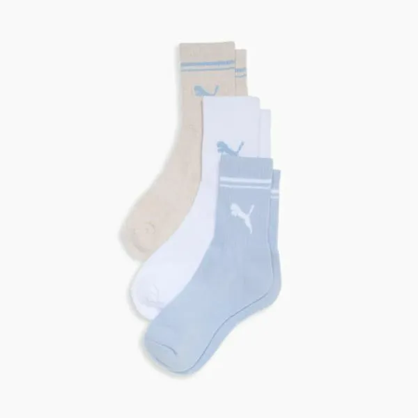 Puma Socks PUMA 039s HalfTerry Crew Socks 3 Pairs Lilac 8211 Women