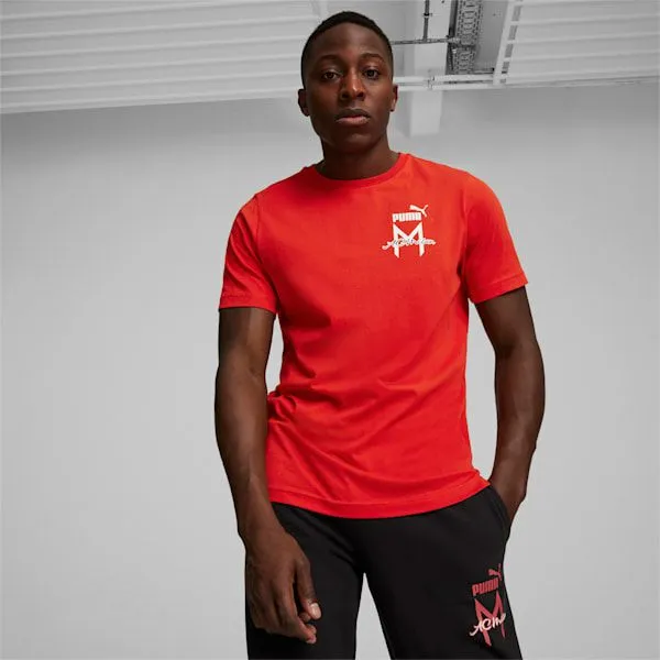 Puma TShirts and Tops AC Milan Ftblicons 039s Tee Puma Red 8211 Men