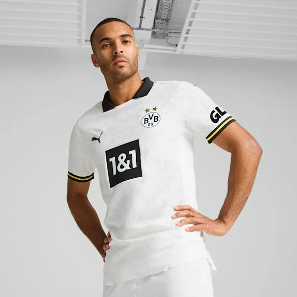 Puma TShirts and Tops Borussia Dortmund 2425 Third Authentic 039s Soccer Jersey Puma White 8211 Men Puma TShirts and Tops Borussia Dortmund 2425 Third Authentic 039s Soccer Jersey Puma White 8211 Men
