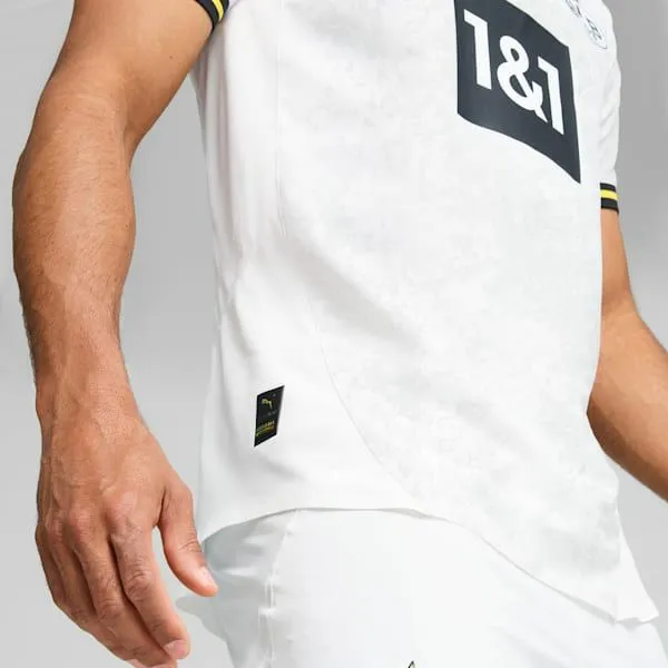 Puma TShirts and Tops Borussia Dortmund 2425 Third Authentic 039s Soccer Jersey Puma White 8211 Men Puma TShirts and Tops Borussia Dortmund 2425 Third Authentic 039s Soccer Jersey Puma White 8211 Men