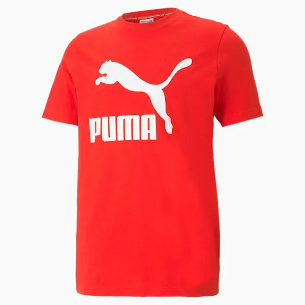 Puma TShirts and Tops Classics Logo 039s Tee High Risk Red 8211 Men