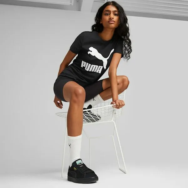Puma TShirts and Tops Classics Logo 039s Tee Puma Black 8211 Women