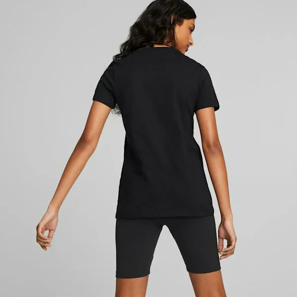 Puma TShirts and Tops Classics Logo 039s Tee Puma Black 8211 Women