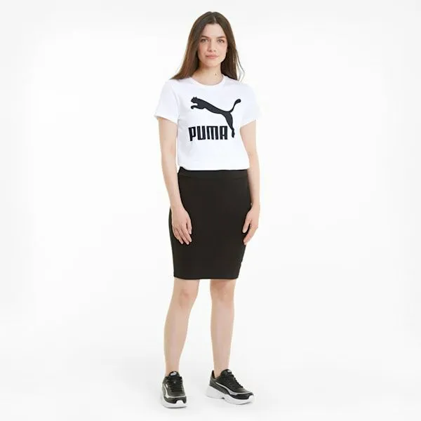 Puma TShirts and Tops Classics Logo 039s Tee Puma White 8211 Women