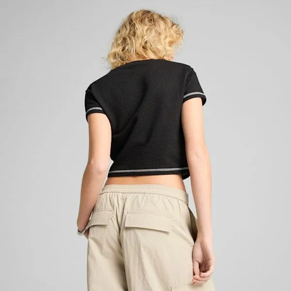 Puma TShirts and Tops DARE TO 039s Baby Tee Puma Black 8211 Women
