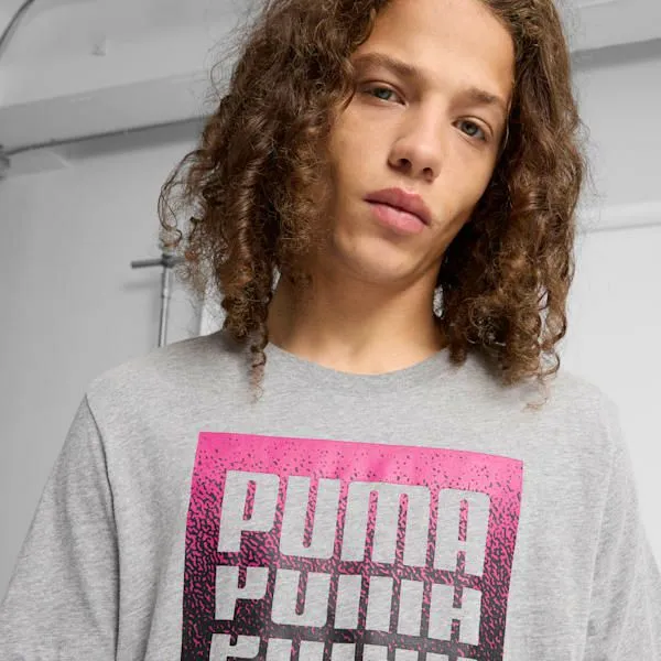 Puma TShirts and Tops Dissolve 039s Graphic Tee Medium Gray Heather 8211 Men Puma TShirts and Tops Dissolve 039s Graphic Tee Medium Gray Heather 8211 Men