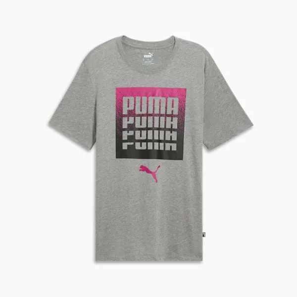 Puma TShirts and Tops Dissolve 039s Graphic Tee Medium Gray Heather 8211 Men Puma TShirts and Tops Dissolve 039s Graphic Tee Medium Gray Heather 8211 Men