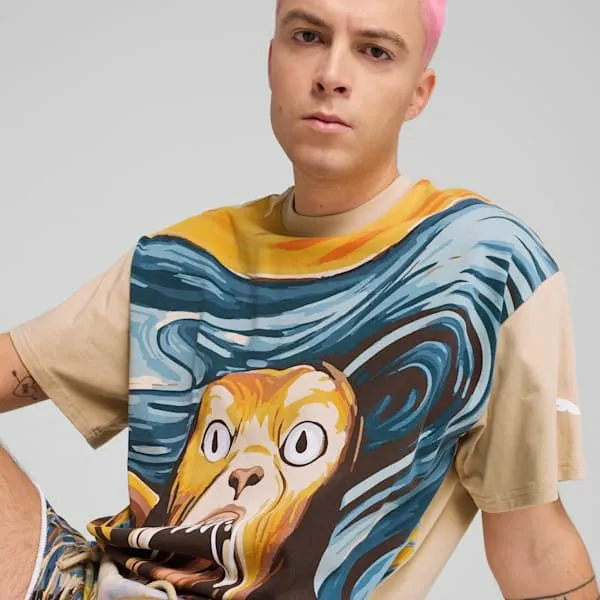 Puma TShirts and Tops Dylan Exhibit 039s Basketball Tee Light Sand 8211 Men