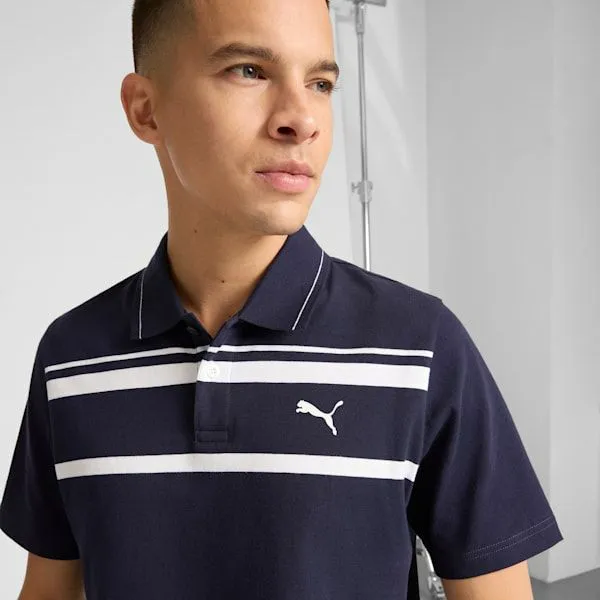 Puma TShirts and Tops ESS ELEVATED 039s Polo Shirt New Navy 8211 Men