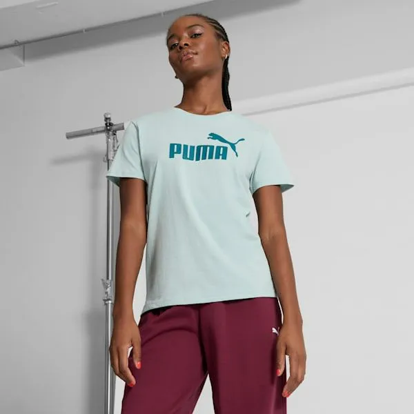 Puma TShirts and Tops ESS No 1 Logo 039s Tee Modern Mint 8211 Women