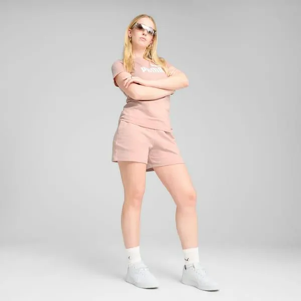 Puma TShirts and Tops ESS No 1 Logo 039s Tee Rose Quartz 8211 Women