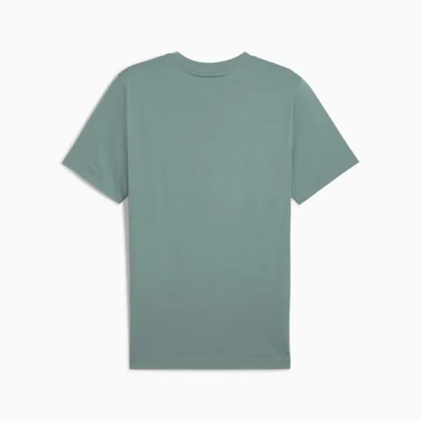Puma TShirts and Tops ESS Stacked Logo 039s Tee Green Moon 8211 Men