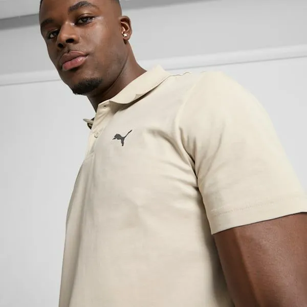 Puma TShirts and Tops Essentials 039s Polo Shirt Desert Dust 8211 Men