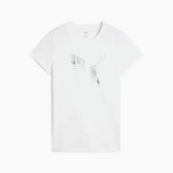 Puma TShirts and Tops Essentials Metallic 039s Tee Puma Whitemetallic Gold 8211 Women Puma TShirts and Tops Essentials Metallic 039s Tee Puma Whitemetallic Gold 8211 Women