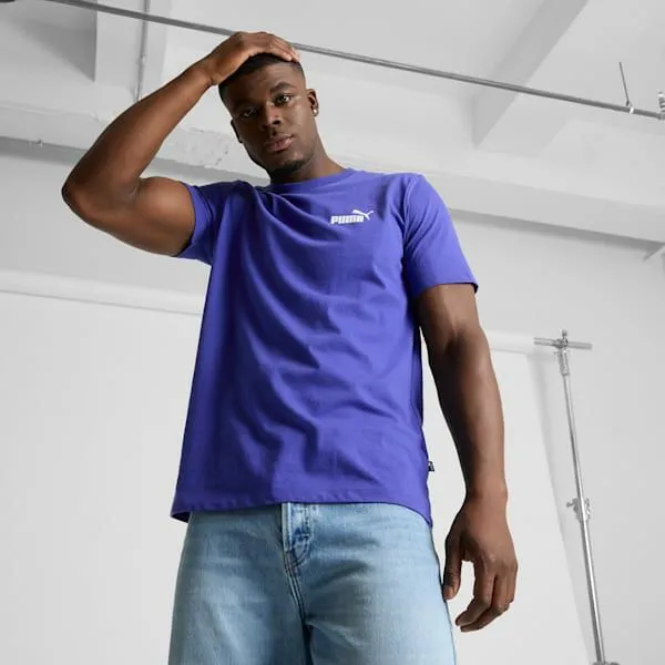 Puma TShirts and Tops Essentials No 1 Logo 039s Tee Lapis Lazuli 8211 Men