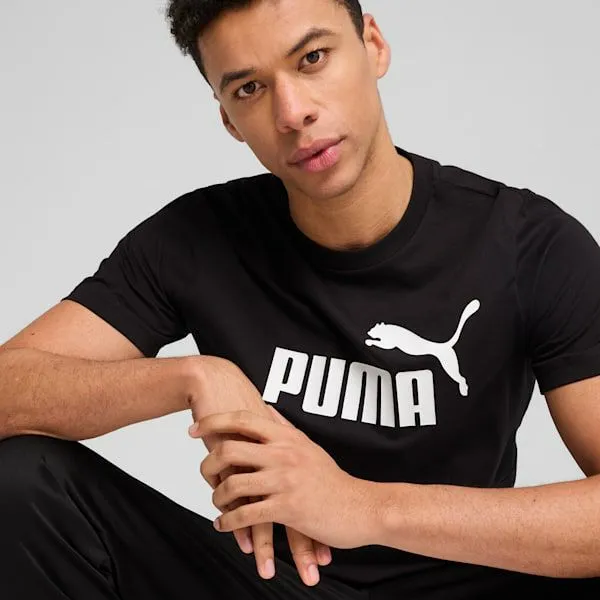 Puma TShirts and Tops Essentials No 1 Logo 039s Tee Puma Black 8211 Men