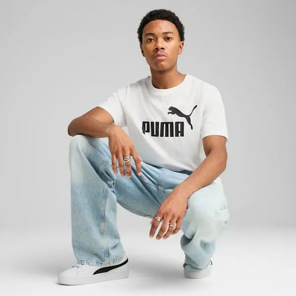 Puma TShirts and Tops Essentials No 1 Logo 039s Tee Puma White 8211 Men
