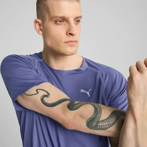 Puma TShirts and Tops Everyday Running CLOUDSPUN 039s Tee Blue Crystal 8211 Men Puma TShirts and Tops Everyday Running CLOUDSPUN 039s Tee Blue Crystal 8211 Men