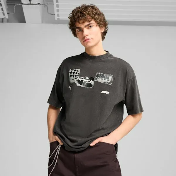 Puma TShirts and Tops F1 039s Graphic Tee Puma Black 8211 Men