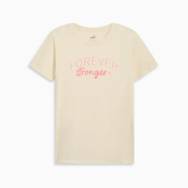 Puma TShirts and Tops Forever Stronger 039s Tee Alpine Snow 8211 Women