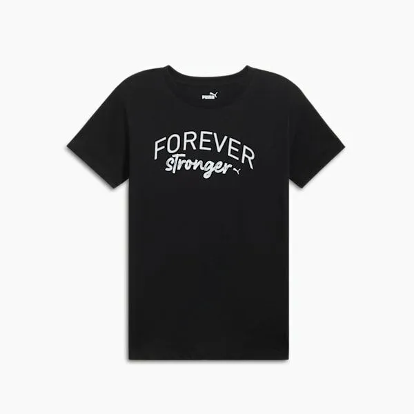 Puma TShirts and Tops Forever Stronger 039s Tee Puma Black 8211 Women