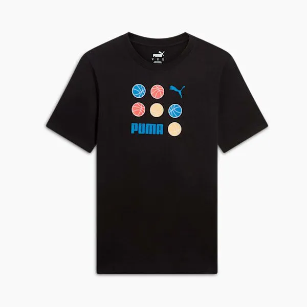 Puma TShirts and Tops GRAPHICS BBall 039s Tee Puma Black 8211 Men